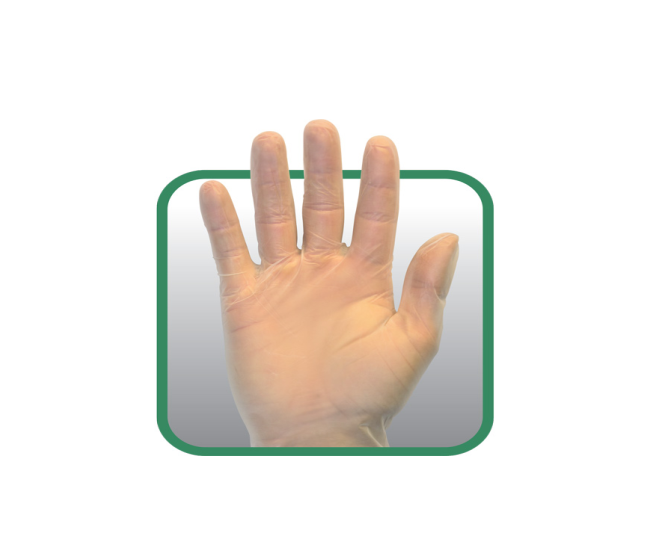 Gloves - Vinyl Large Clear 100/Box **Medical**