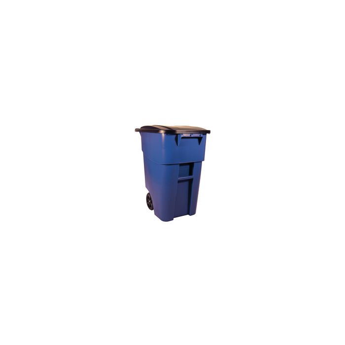 Waste Container - Brute Roll Out 95 Gal W/Lid Blue (9W22)