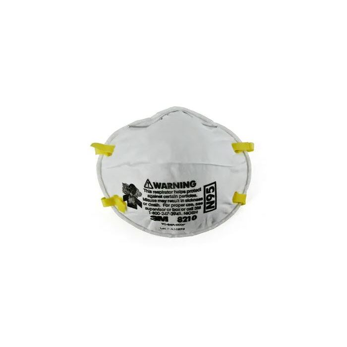 Face Mask - 3M N95 W/Particulate Respirator 20/box (8210)