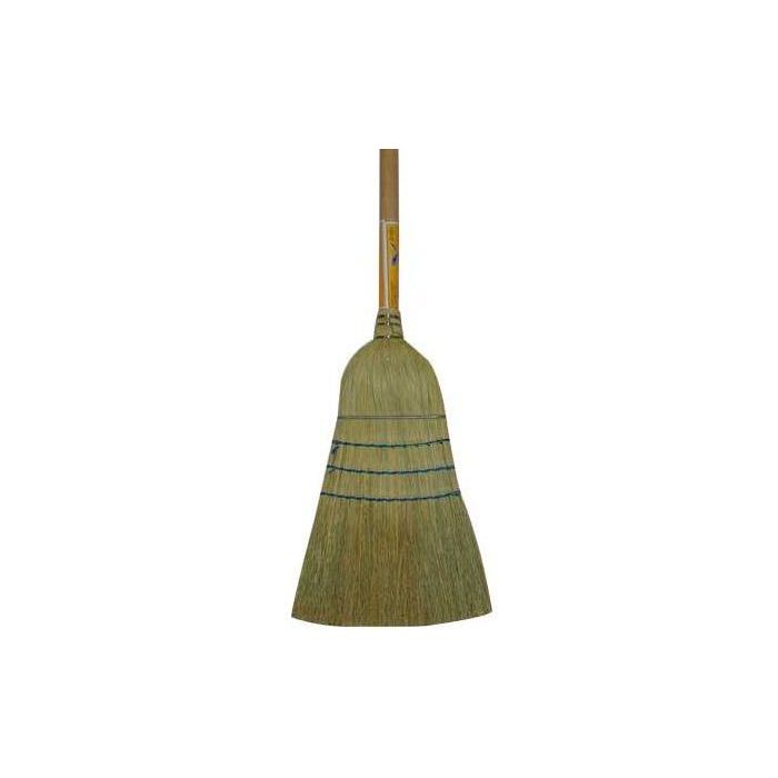 Broom - 3 String 1 Wire Warehouse Corn Broom