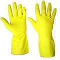 Gloves - Rubber Large Yellow Kitchen Pair