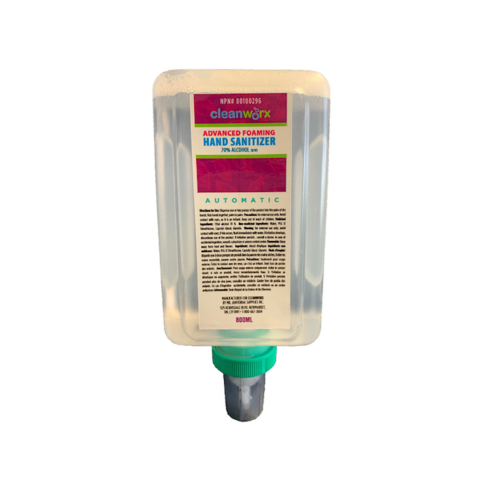 Hand Sanitizer - Foam 4 X 800ml Automatic 70% Alcohol