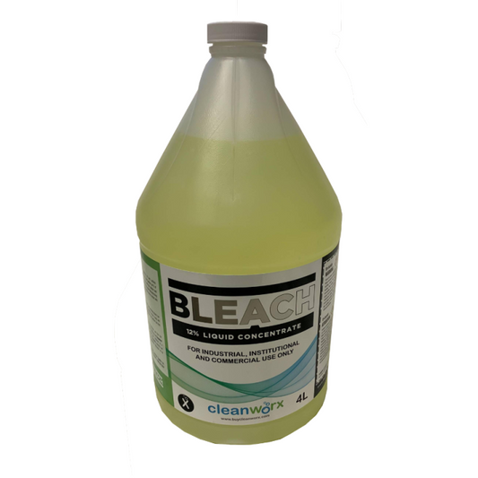 Sanitizer - Bleach 12% Liquid Chlorine 4L Cleanworx