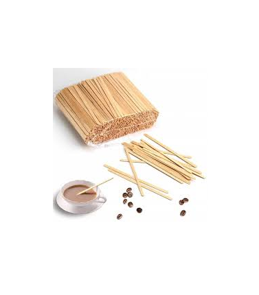 Stir Stick - 5.5" Birch Wood Individually Wrapped 5000/Case