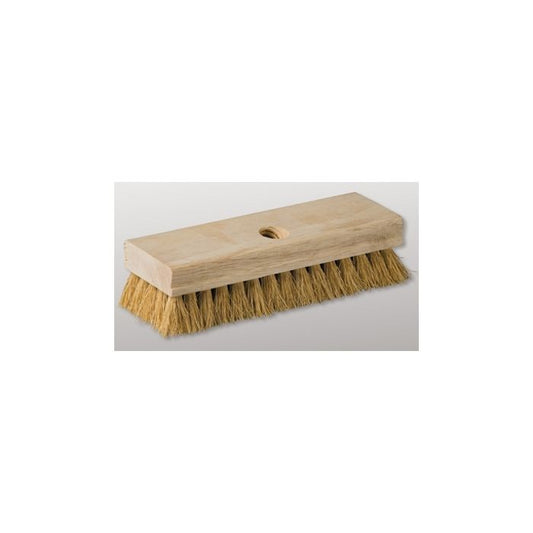 Brush - Carpet Brush 8" Wood Block W/White Tampico Fill