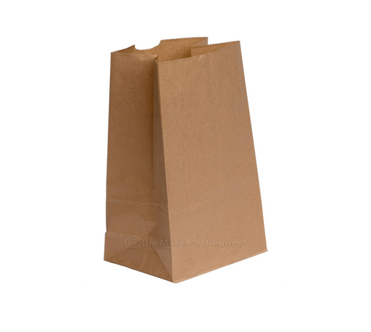 Bags - Paper 10LB Brown Kraft Grocery Bag 500/Case