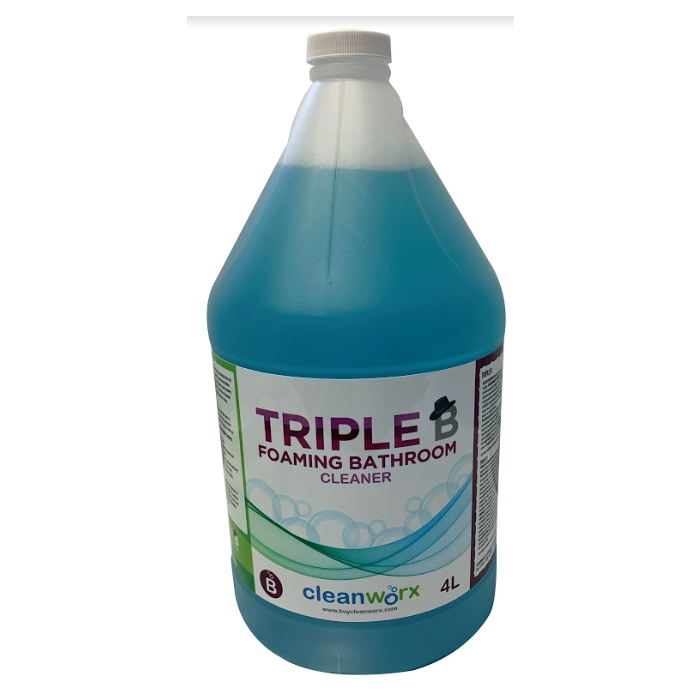 Restroom Cleaner - Triple B Mild Foaming Bathroom Cleaner 4L Cleanworx