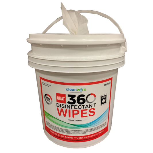 Disinfectant - Wipes Quat 360, 2 x 800 Sheets Clean Worx (DIN # 02507293)