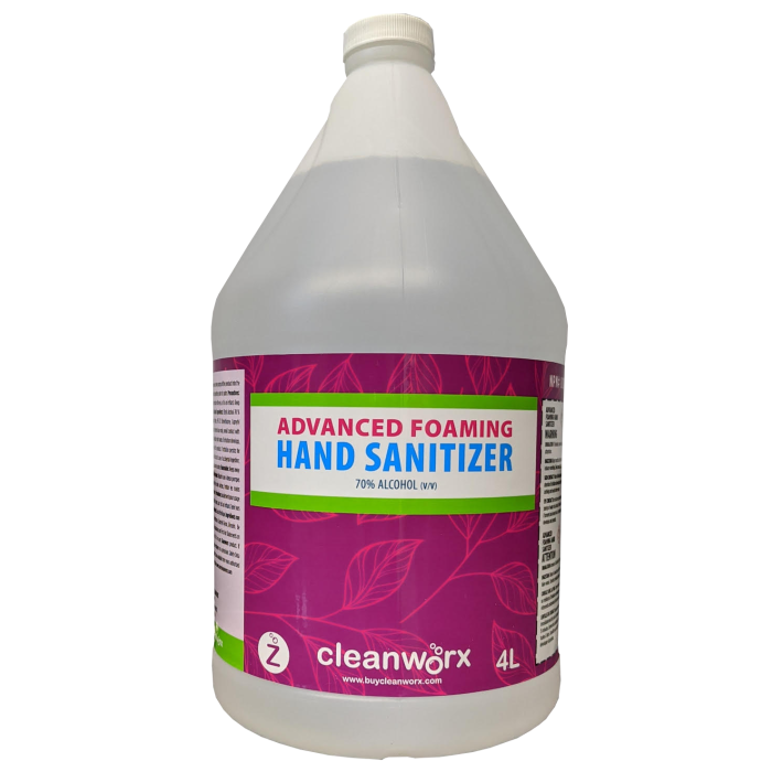 Hand Sanitizer - Foam 4L Jug 70% Alcohol Cleanworx