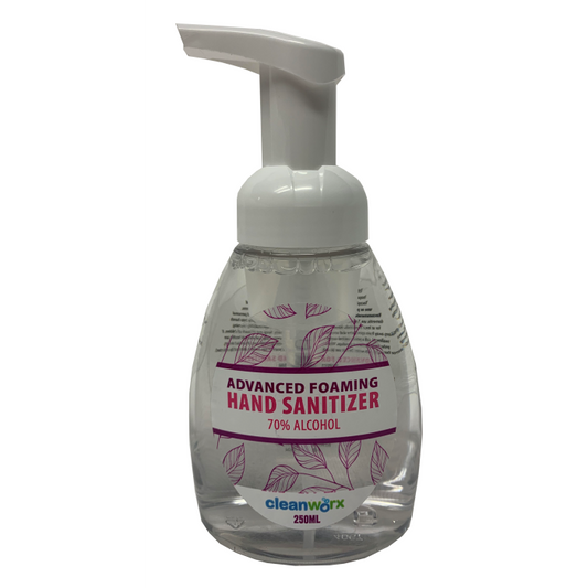 Hand Sanitizer - Advanced Foam 6 x 250mL Pump Bottle 70% Alcohol