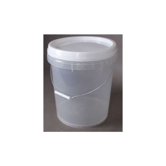 Pail & Lid Combo - Empty White Container 2.5 GAL With Slit For Quat 360 Wipes