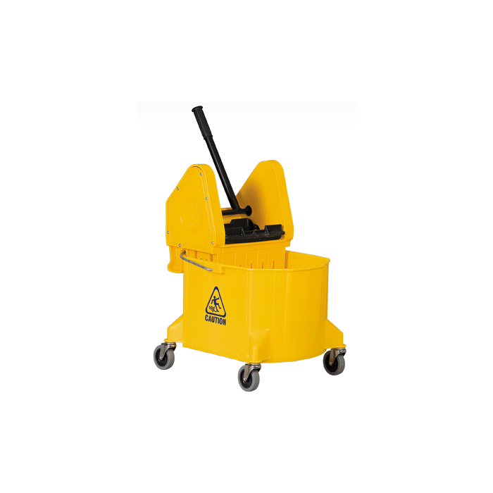 Bucket & Wringer Combo - 32 QRT Down Press Yellow Grizzly