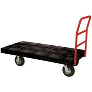 Cart - Platform Truck 24 x 48" W/8" Pneumatic Wheel & Cross Bar Handle 1000LB