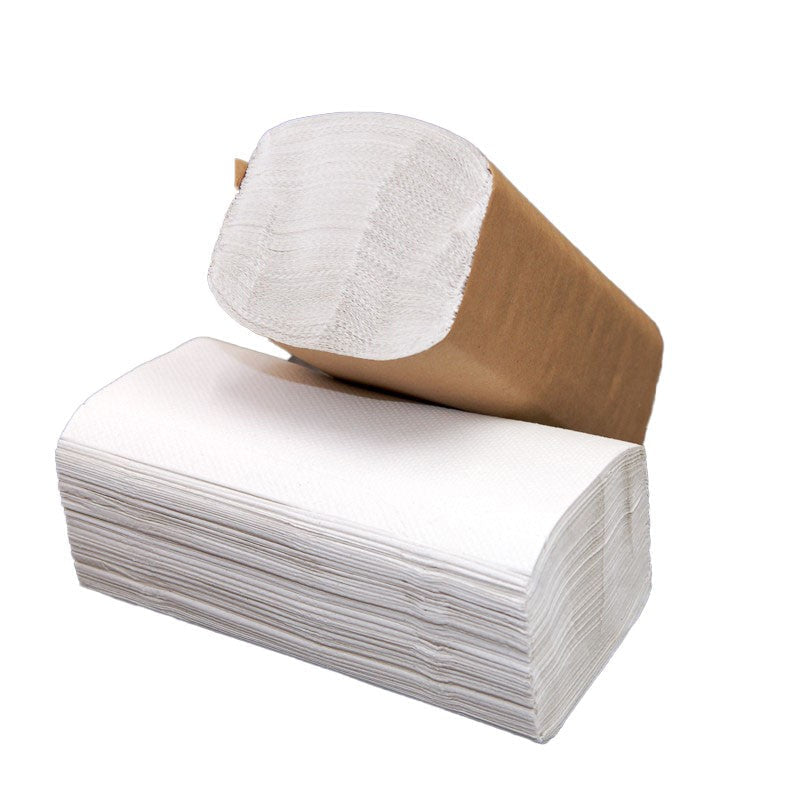 Single Fold Towels - White 250 X 4000